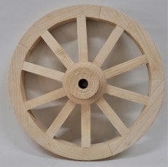 Otantik Çarşı Ahşap At Arabası Tekeri 50 cm. Duvar Dekoru
