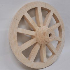 Otantik Çarşı Ahşap At Arabası Tekeri 50 cm. Duvar Dekoru