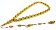 Ateş Kehribar Tesbih Beyzi Kesim 8*11 mm (khr-13005)