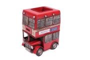 Dekoratif Metal Araba Londra Şehir Otobüsü Kalemlik 1010E-2060-1