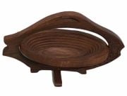 Ahşap Katlanır Şekerlik Meyvelik 30x20 cm. M002