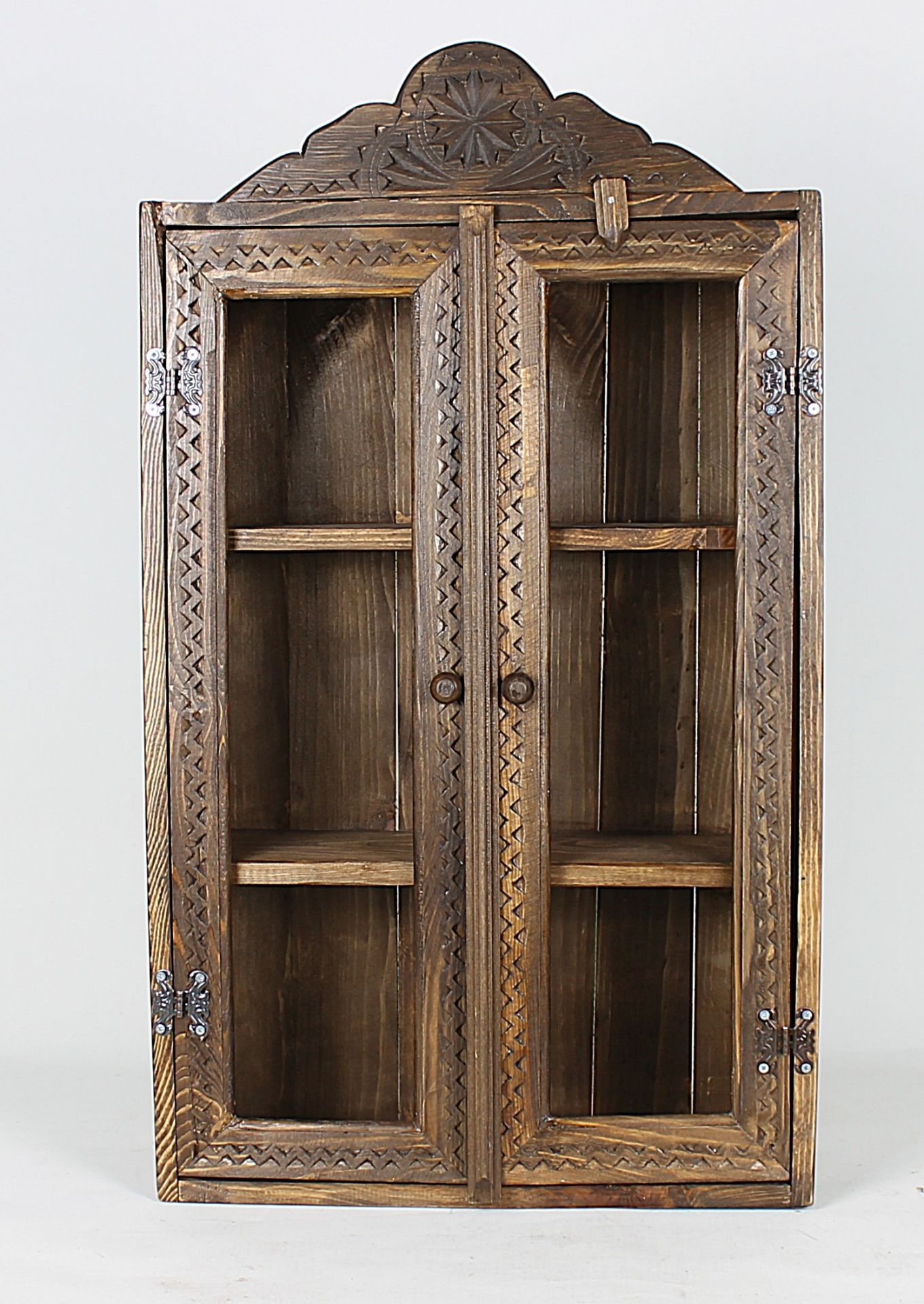 Eskitme Ahşap Ecza Dolabı 40x69x12 cm.