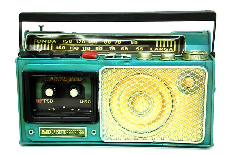 Dekoratif Metal Radyo Kumbara C0313