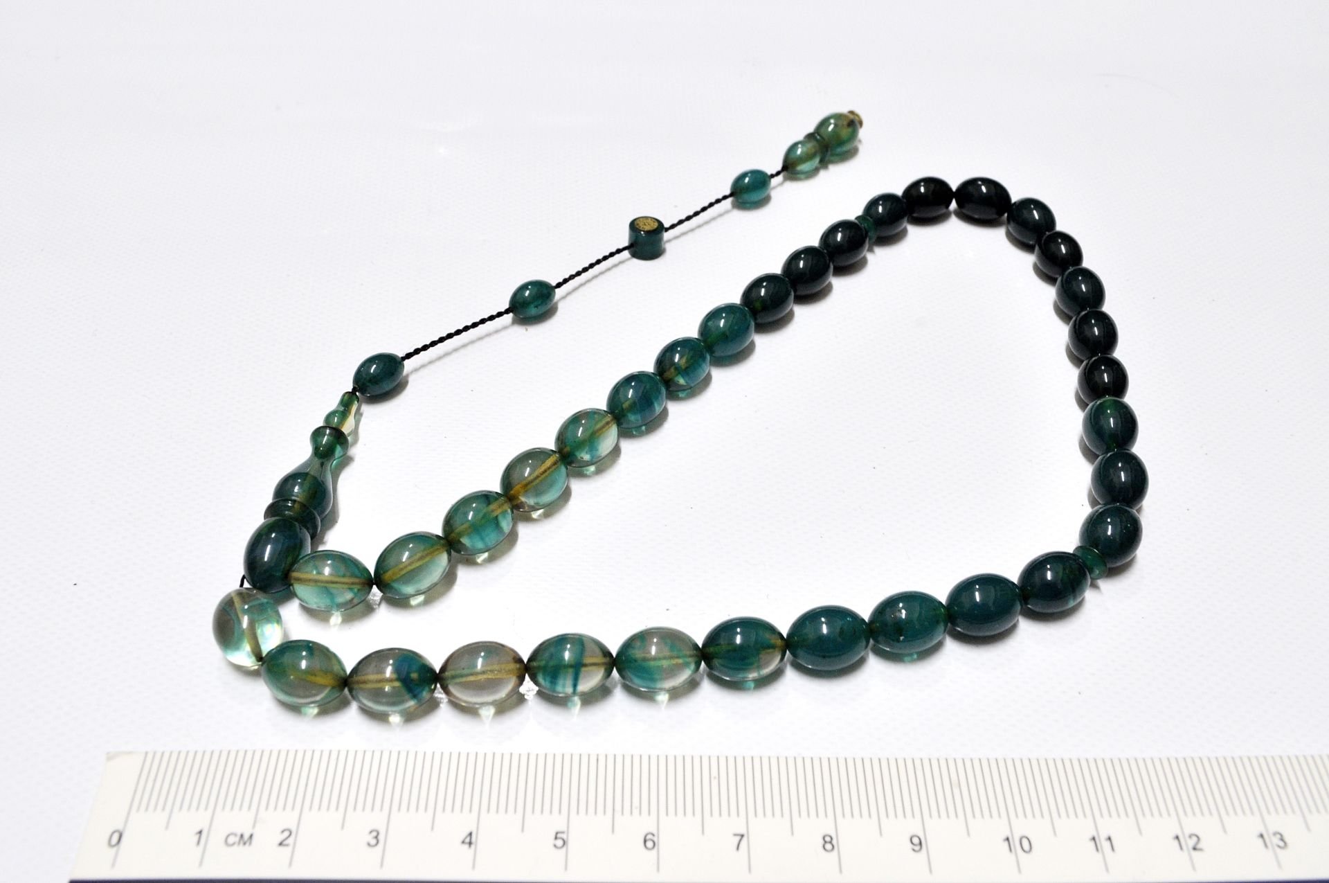 Ateş Kehribar Tesbih Beyzi Kesim 8*11 mm (khr-13014)