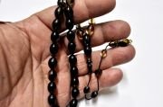 Ateş Kehribar Tesbih Beyzi Kesim 8*11 mm (khr-13015)