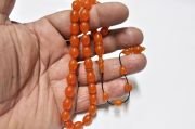 Sıkma Kehribar Tesbih Beyzi Kesim 8*11 mm (khr-13016)