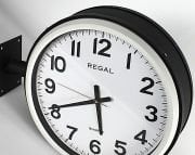Regal Ultima Çift Taraflı Dış Mekan İstasyon Duvar Saati 9106 CFTD