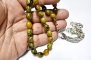 Sıkma Kehribar Tesbih Beyzi Kesim 9*11 mm (khr-13031)