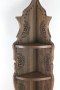 Otantik Çarşı Ahşap Köşe Raf  84x17x17 cm. dir