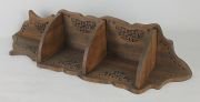 Otantik Çarşı Ahşap Köşe Raf  84x17x17 cm. dir