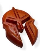Otantik Çarşı Ahşap Gladyatör Maske Duvar Dekoru 20x13 cm.