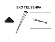 Firkete Sehpa Masa Ayağı Eko 40 cm.