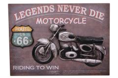 Metal Motosiklet  Duvar Dekoru GK0062