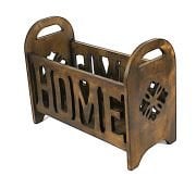 Ahşap Home Gazetelik 48x22x37 cm.