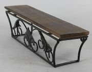 Ahşap Ferforje Raf 32x6,5x7 cm.