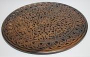 Ahşap Oymalı Sehpa Tablası 60 cm.