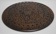 Ahşap Oymalı Sehpa Tablası 60 cm.