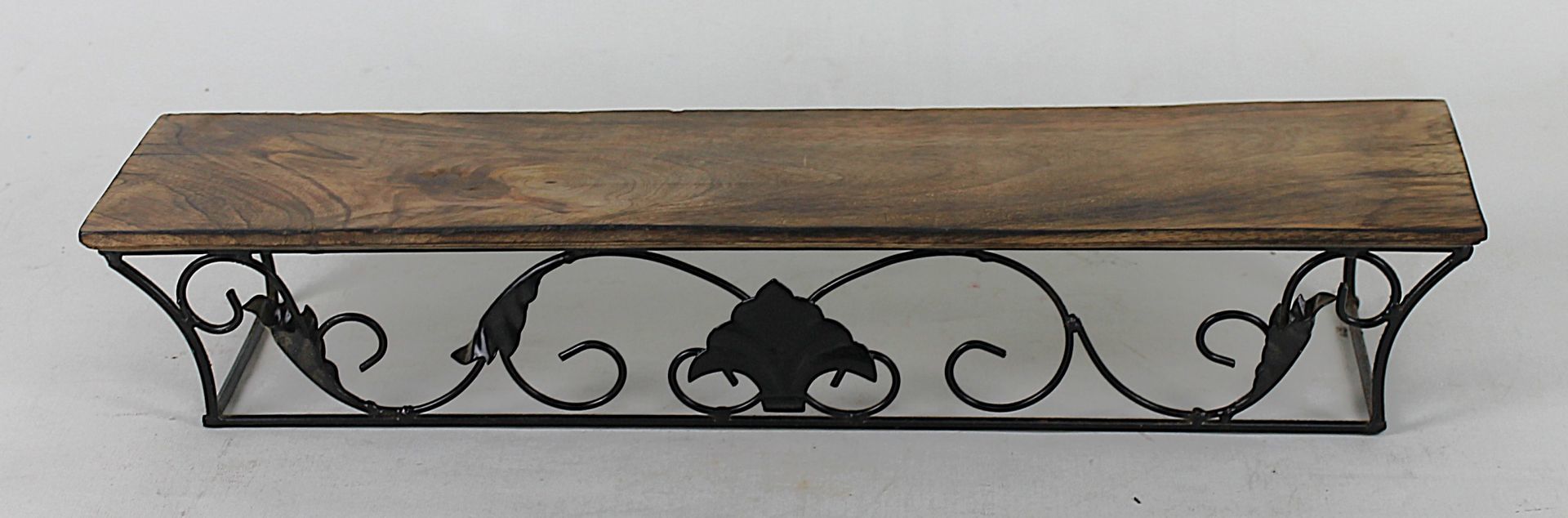 Ahşap Ferforje Raf 39x10x8,5 cm.