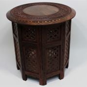 Ahşap Osmanlı Kafes Sehpa 38x38 cm.