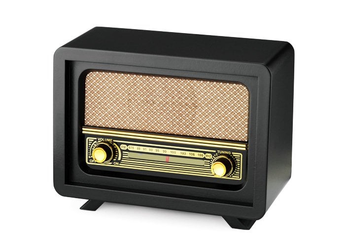 Nostaljik Radyo Beyoğlu Kahverengi USB ve Bluetooth'lu