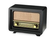 Nostaljik Radyo Beyoğlu Kahverengi USB ve Bluetooth'lu