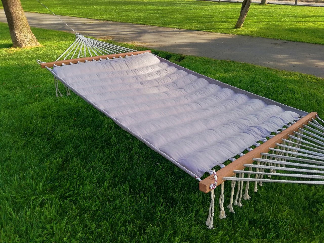 Bilen Hamak Kumaş Hamak Yastıklı 150 cm. Kum Beji