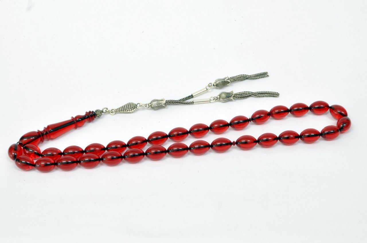 Ateş Kehribar Tesbih  (Khr -10838)