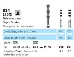 KLNK/ Derinlik işaretleyici Depth Marker, Elmas Frez FG