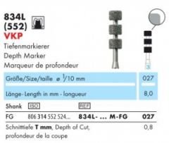 KLNK/ MADC Derinlik işaretleyici Depth Marker, Elmas Frez FG