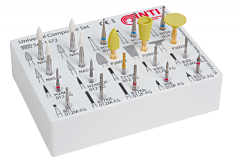 KLNK/ SET Üniversal Kompozit Frez FG/RA, Universal Composite Set