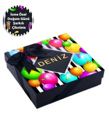 İsme Özel Doğum Günü Şarkılı Çikolata