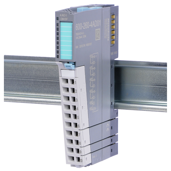 Analog-output-modül, I, 12 Bit 4x