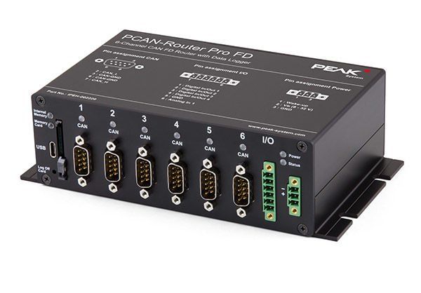 PEAK-System PCAN-Router Pro FD with Ethernet interface