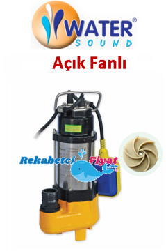 WATER SOUND VP180F 0.25HP 220V Açık Fanlı Pis Su Drenaj Pompa