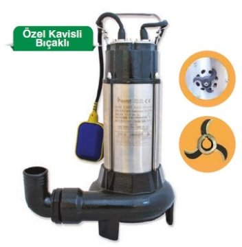 WATER SOUND V1100DF -1.5 HP-220V- BIÇAKLI TİP PİS SU POMPASI