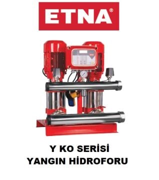 Etna Y2 KO 15/7-40  2x5.5hp 380v İki Pompalı Elektrikli Alarm Kitli Yangın Hİdroforu