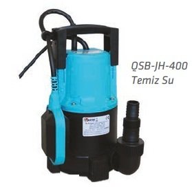 WATER SOUND QSB-JH-400 -0.55 HP-220V- PLASTİK GÖVDELİ DRENAJ DALGIÇ POMPA