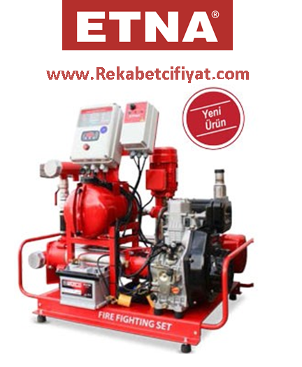 ETNA Y2 KO 10/9-40 + D10 + B/12 5,5HP Yatay Pompalı Alarm Kitli Yangın Hidroforu