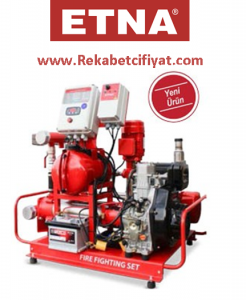 ETNA Y2 KO 15/9-55 + D10 + B/15 7,5HP Yatay Pompalı Alarm Kitli Yangın Hidroforu