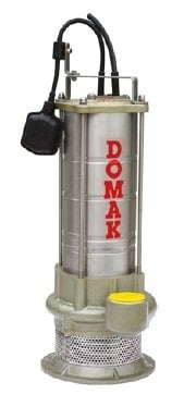 Domak  TSM2  3Hp 220V  Paslanmaz Çelik Gövdeli Temiz Su Dalgıç Pompa