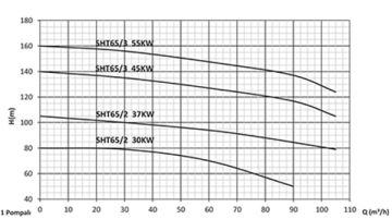 Sumak SHT65/2 40hp 380v Düşey Milli Kademeli Pompa