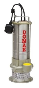Domak  TST2  3Hp 380V  Paslanmaz Çelik Gövdeli Temiz Su Dalgıç Pompa