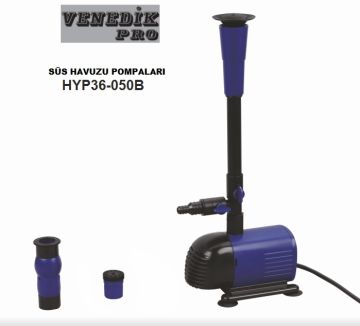 Venedik Pro  HYP36-050B     50W  220V  Plastik Gövdeli Süs Havuzu Fıskiye Pompası