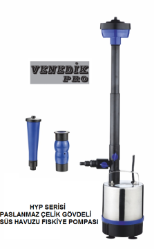 Venedik Pro  HYP50-075B     75W  220V  Paslanmaz Çelik Gövdeli Süs Havuzu Fıskiye Pompası