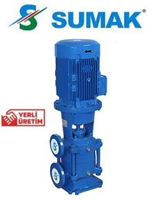 Sumak SHT32/3 5.5hp 380v Düşey Milli Kademeli Pompa