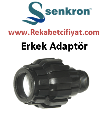 SENKRON 20x3/4'' Kaplin Erkek Adaptör (Dıştan Dişli Adaptör)