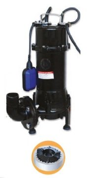 50G23.7  -5HP 380V- ÖZEL SÜPER ÖĞÜTÜCÜLÜ TİP DÖKÜM GÖVDELİ FOSEPTİK DALGIÇ POMPA