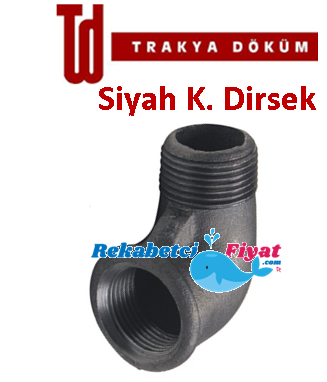 Trakya Döküm 3'' Siyah Kuyruklu Dİrsek (Haymak)