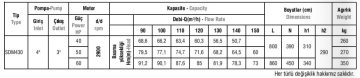 Domak SDM 430 60hp 380v Tek Kademeli Santrifüj Pompa