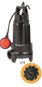 WATER SOUND VH100/40M -1 HP-220V- DÖKÜM GÖVDELİ PARÇALAYICILI ATIK SU POMPA